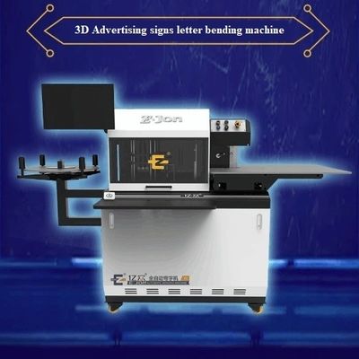 Ejon Y6 Máquina de flexión de letras de aluminio CNC para borde de letras metálicas de 10-120 mm