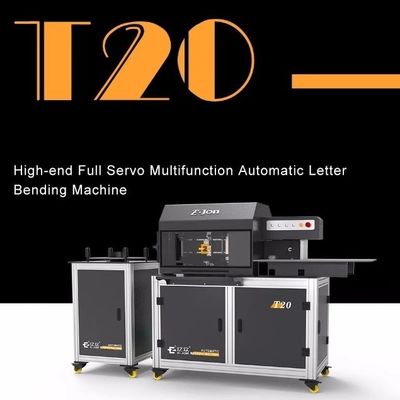 Ejon T20 Publicidad al aire libre Señales de neón Fabricación de señales de letra de flexión CNC Máquina de flexión