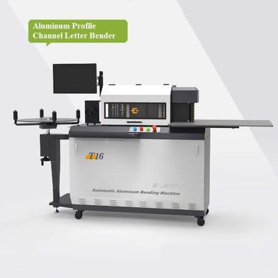 Señales de perfil de aluminio de señalización de LED, máquina de doblar cartas de hacer canales a 50Hz