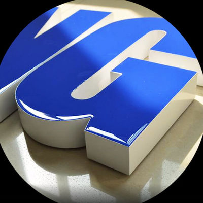 Ejon ET20 Logotipo de metal de alta precisión de publicidad 3D de signo de letra de doblador para usos múltiples