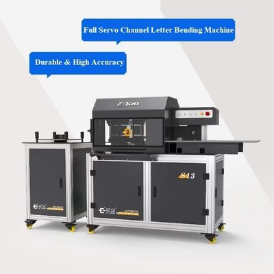 Material de aleación Ejon S13 Lightbox LED Signs Bending Machine con control de 4 ejes de servo