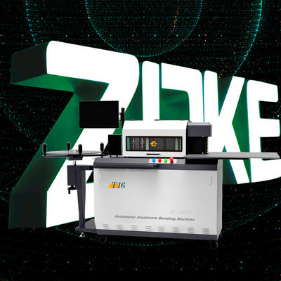 Solución de publicidad EJON T16 Máquina CNC de tira de aluminio para mini-señales