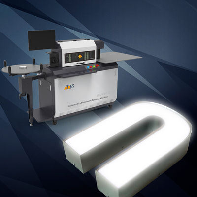 Solución de publicidad EJON T16 Máquina CNC de tira de aluminio para mini-señales