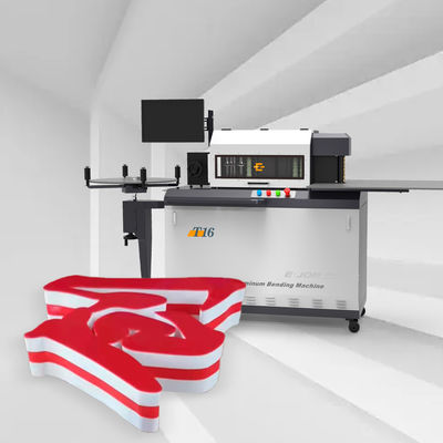 Solución de publicidad EJON T16 Máquina CNC de tira de aluminio para mini-señales