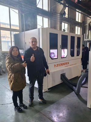 YZ1300SS Placas metálicas desborda puliendo lija lija máquina de chanfering con estándares