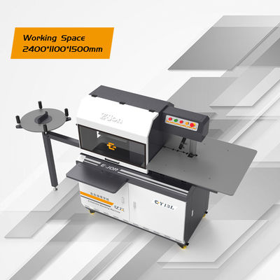 EJON Y13L Máquina de flexión CNC 3D de metal plano de aluminio 0,4-1,2 mm Flexión de letras de canal