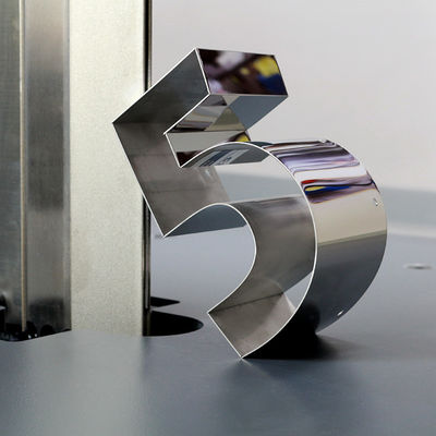 EJON Y13L Máquina de flexión CNC 3D de metal plano de aluminio 0,4-1,2 mm Flexión de letras de canal