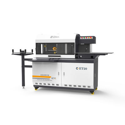 EJON ET20C CE de acero inoxidable máquina de flexión de cartas de canal CNC con brida perfecta
