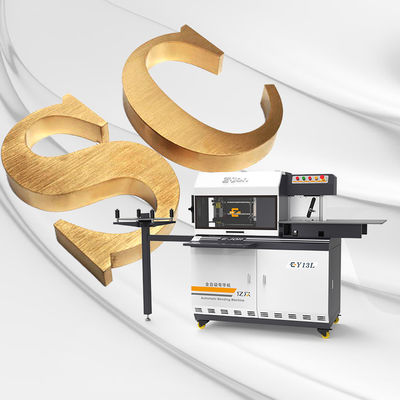 Y13L CE Máquina automática de flexión de la calle para letras de canal en acero inoxidable 3D CNC