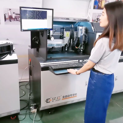 ET20C Carta de señalización acrílica 3D de borde de la carta de canal con muesca máquina de flexión de bridas