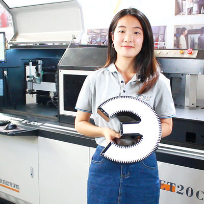 Ejon ET20C Máquina automática de fabricación de señalización publicitaria para la producción de cartas de canal