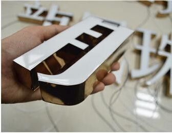 Y6 Hoja de aluminio y acero inoxidable máquina de doblar cartas de canal para el signo 3D