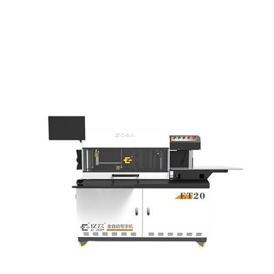 Máquina para doblar las letras de las hojas galvanizadas con control de eje de Fuji