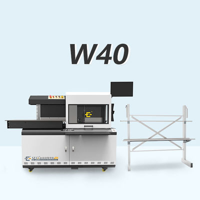 Máquina de flexión de acero inoxidable CNC para carteles publicitarios Tianjin Ejon W40 400 mm de ancho