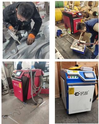 1000w 1500w 2000w Aluminio Acero inoxidable Hierro Máquina de soldadura por láser de fibra metálica portátil