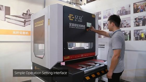 Velocidad alterna 0-35r/min Máquina automática de desborrado para piezas de corte láser